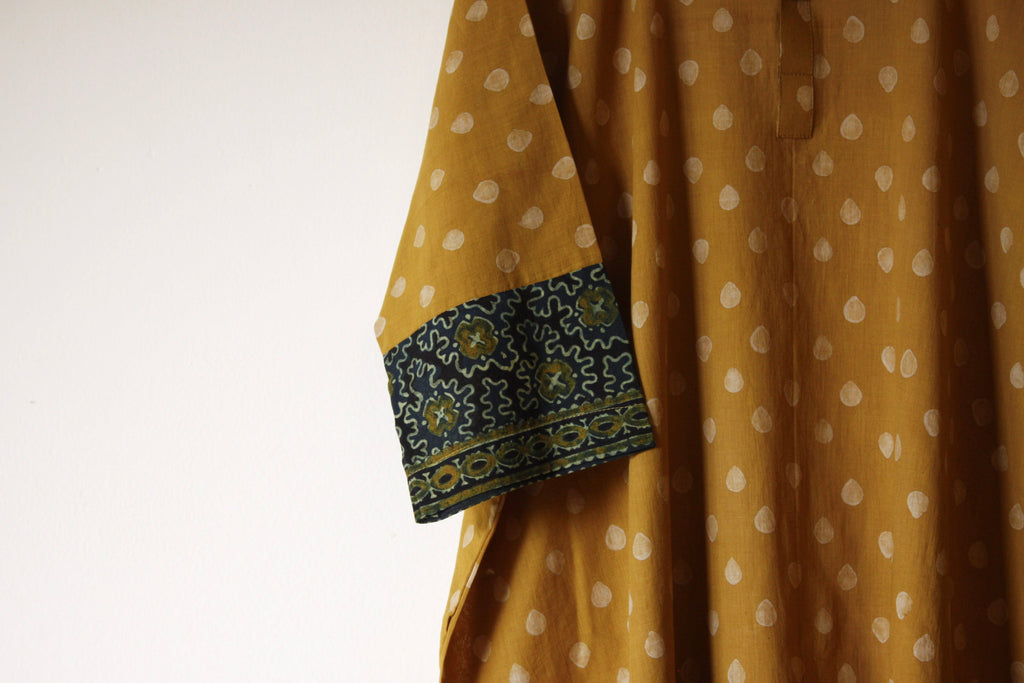 Ajrak Lawn Kaftan