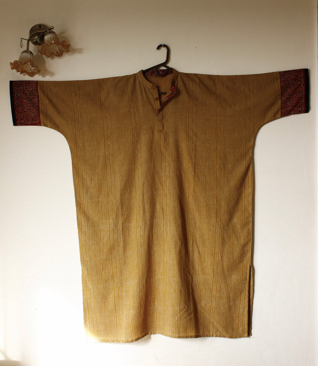 Ajrak Lawn Kaftan