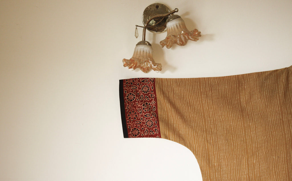 Ajrak Lawn Kaftan