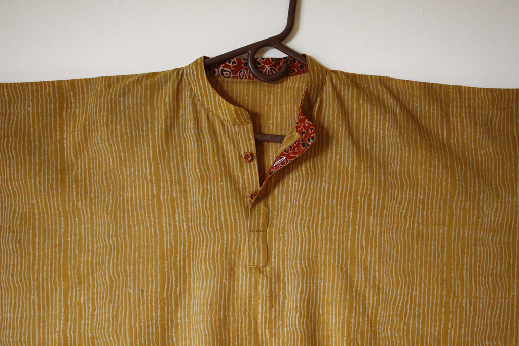 Ajrak Lawn Kaftan