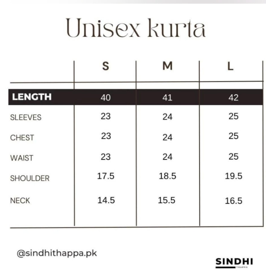 Unisex Kurta