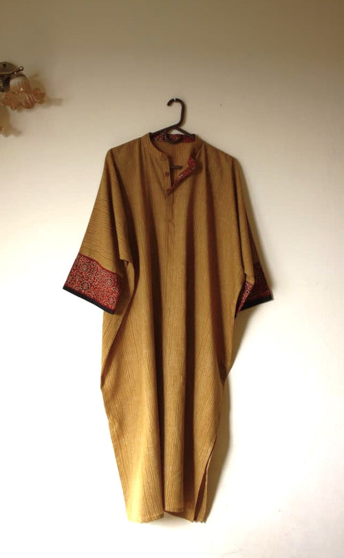 Ajrak Lawn Kaftan